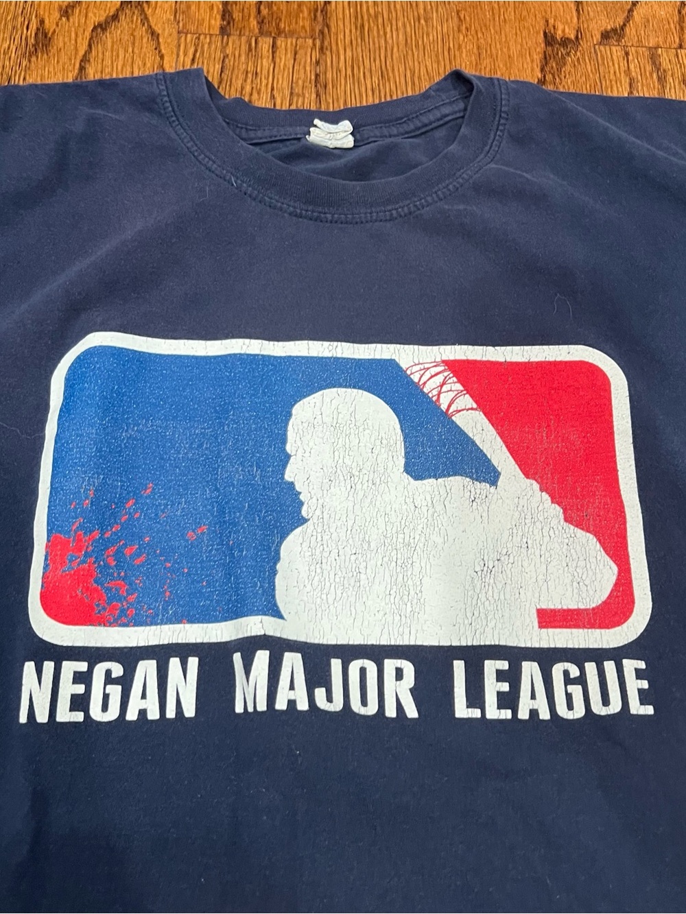 The Walking Dead Negan Major League Shirt 2010’s y2k Size Large